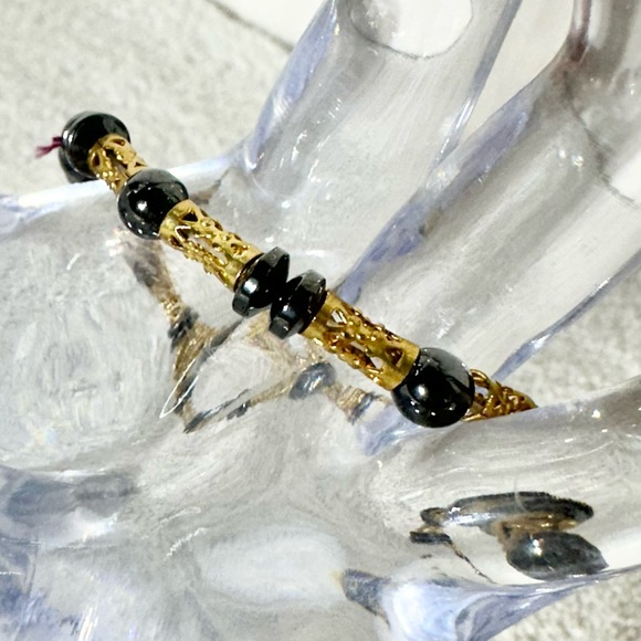 5/$35 Handmade Metallic Magnetic Beaded Bracelet With Magnetic Closure - Picture 10 of 12